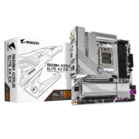 Gigabyte B650M AORUS ELITE AX ICE AMD AM5 DDR5 Micro ATX Wi-Fi Motherboard