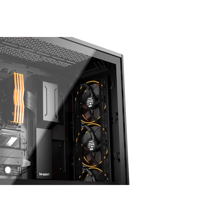 Be Quiet Shadow Base 800 FX BGW63 Airflow Optimized Mid Tower Case Aluminum Black Chassis