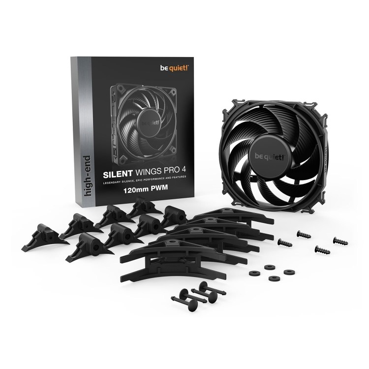 be quiet! Silent Wings Pro 4 120mm PWM Quiet Fan