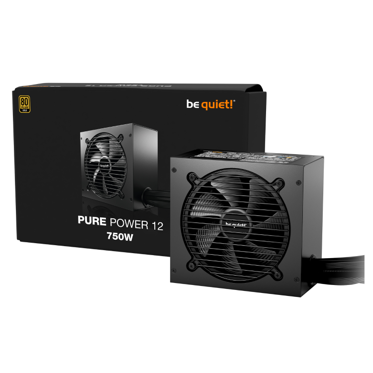 be quiet! Pure Power 12 750W Non-Modular 80 PLUS Gold Power Supply