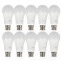electriQ Smart dimmable colour Wifi Bulb with B22 bayonet ending - Alexa & Google Home compatible - 10 Pack