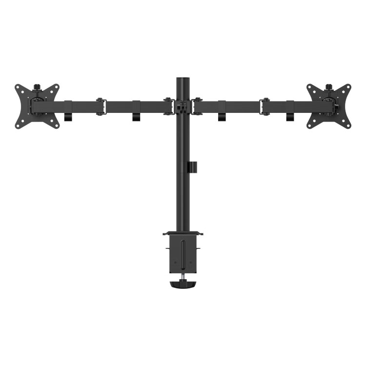 electriQ Dual Monitor Arm + PC Mount