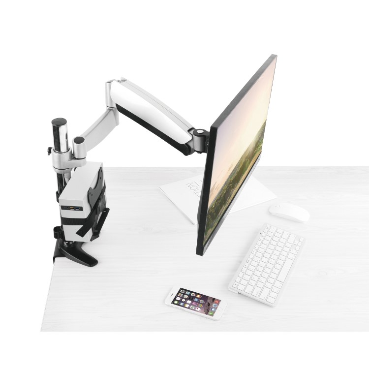 electriQ Adjustable Mini PC Mount Bracket