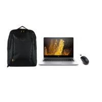 Refurbished HP EliteBook 840 G6 Ultrabook 14 Inch Windows 11 Pro Laptop with Laptop Backpack and Genius NX-7000 Wireless Mouse Black 