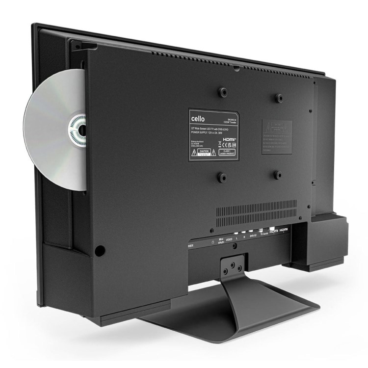 Cello 22 inch 12 volt DVD Traveller Caravan Frameless TV