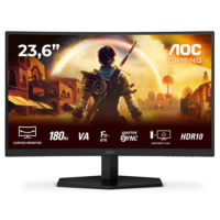 AOC G4 C24G42E 23.6" VA Full HD 180Hz 0.5ms Curved Gaming Monitor