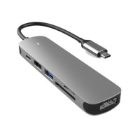 Prevo C605A USB Type-C 6-In-1 Hub Docking Station