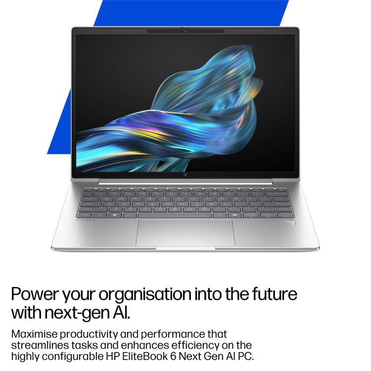 HP EliteBook 6 G1q Next Gen AI Qualcomm Snapdragon 32GB RAM 512GB SSD 14 Inch Windows 11 Pro Laptop