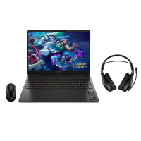HP OMEN Gaming 16-ap0301na Ryzen 9 24GB RAM 1TB SSD RTX 5070 16 Inch Windows 11 Laptop with HyperX Pulsefire Haste 2 Core Wireless Black Mouse & HyperX Cloud Jet Wireless Black Gaming Headset