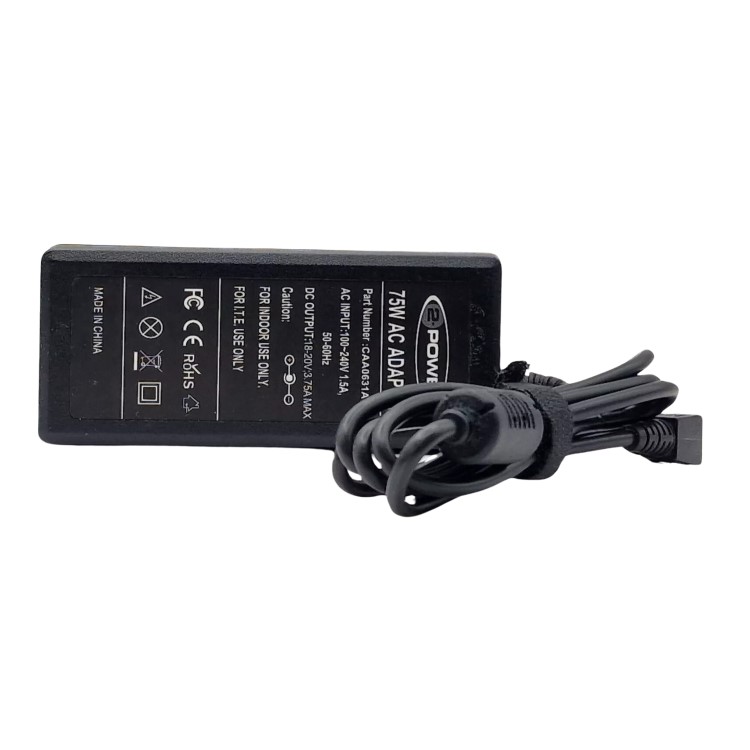 2-Power AC Power Adapter 18-20V 75W includes Power Cable