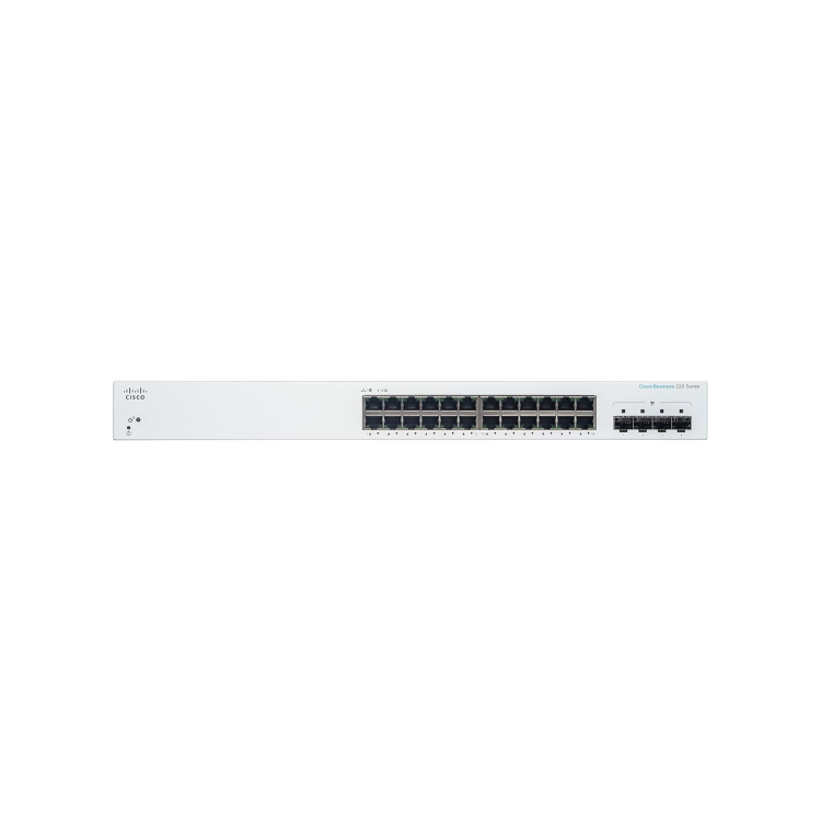 Cisco Business CBS220-24T-4G-UK 24-Port Rack-mountable Smart Managed Switch