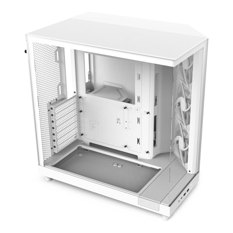 NZXT H6 Flow Mid Tower PC Case White