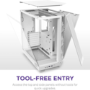 NZXT H6 Flow Mid Tower PC Case White