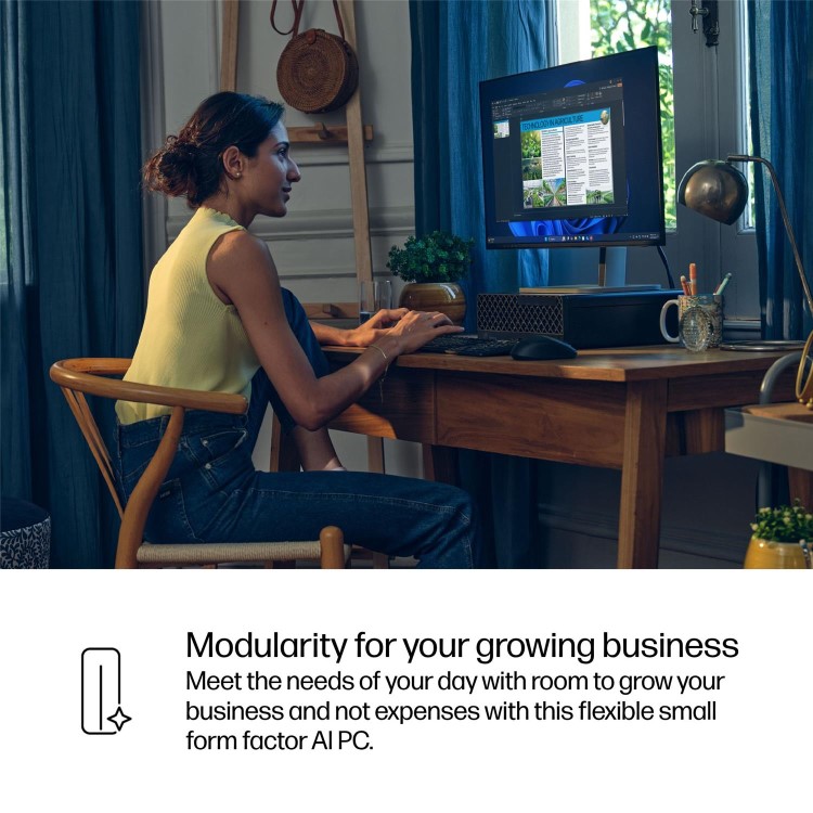 HP ProDesk 4 SFF G1i AI Intel Core Ultra 5 235 8GB RAM 256GB SSD Windows 11 Pro Desktop PC