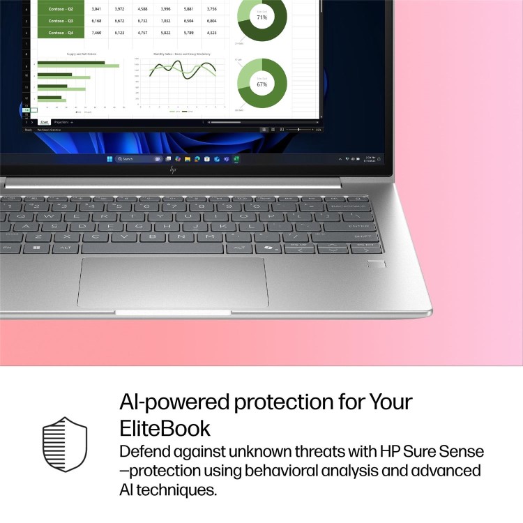 HP EliteBook 6 G1i AI Intel Core Ultra 7 24GB RAM 512GB SSD 14 Inch Windows 11 Pro Laptop