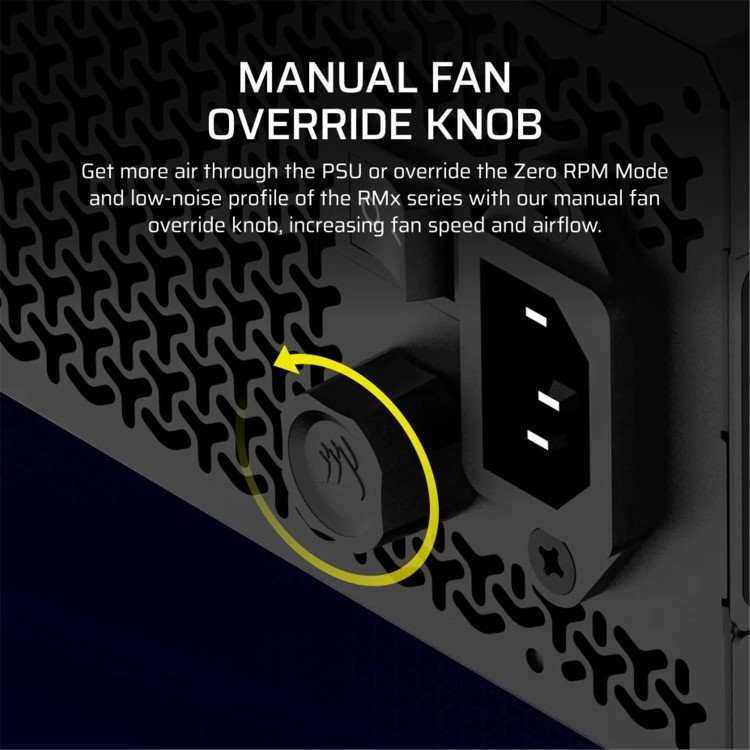 CORSAIR 750W ENTHUSIAST SERIES RM750X PSU, FULLY MODULAR, 80PLUS GOLD, ATX 3.1