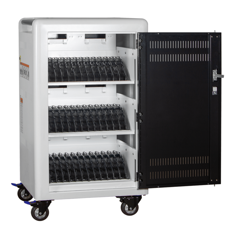 Power Technologies CRT-PLS-S36L-H65-U Single Door Charge Secure and Transport 36 Chromebooks or Tablets up to 14 Inches