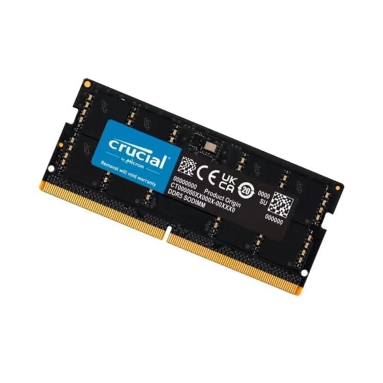 Crucial 16GB (1x16GB) SO-DIMM 5600MHz DDR5 Laptop Memory
