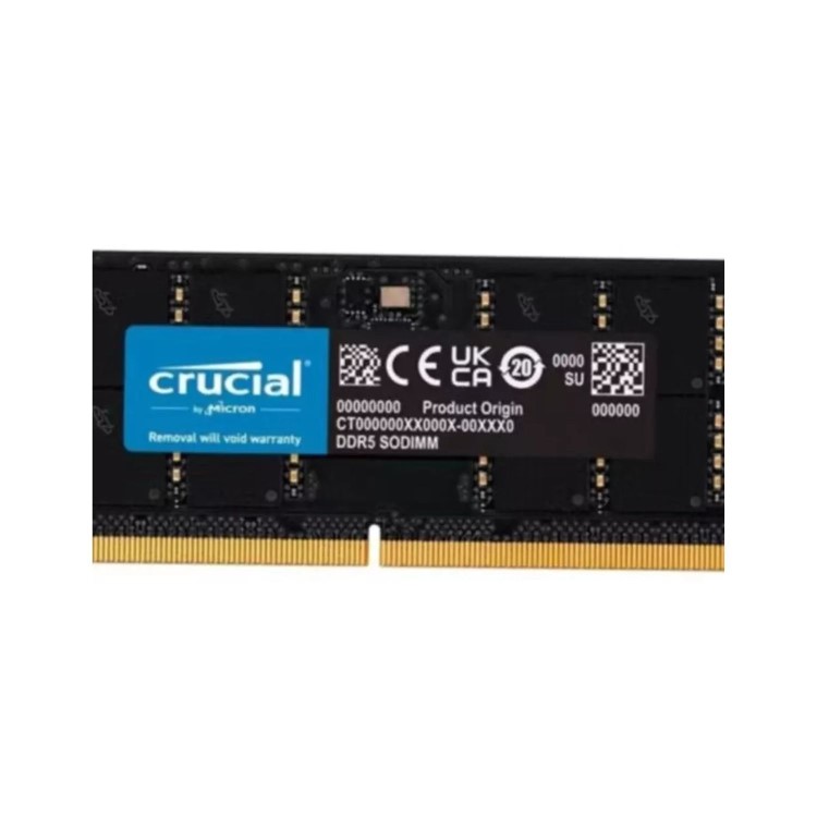 Crucial 16GB (1x16GB) SO-DIMM 5600MHz DDR5 Laptop Memory