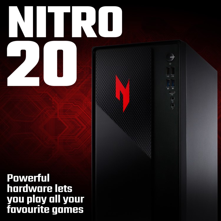 Acer Nitro 20 AMD N20-13H5U Intel Core i5-13420H 16GB RAM 512GB SSD RTX 3050 Windows 11 Gaming PC
