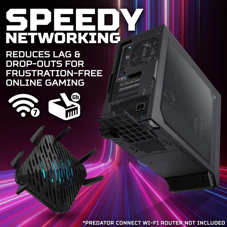 Acer Predator PO3-665 Intel Core i5-14400F 16GB RAM 512GB SSD RTX 5060 Windows 11 Gaming PC