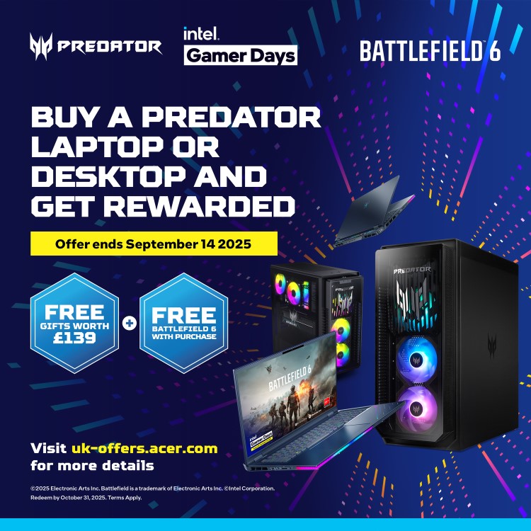 Acer Predator PO3-665 Intel Core i7-14700F 16GB RAM 512GB SSD RTX 5070 Windows 11 Gaming PC