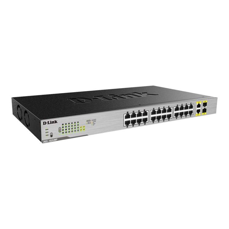 D-Link 24-Port Desktop Gigabit PoE + 2GE Combo Switch