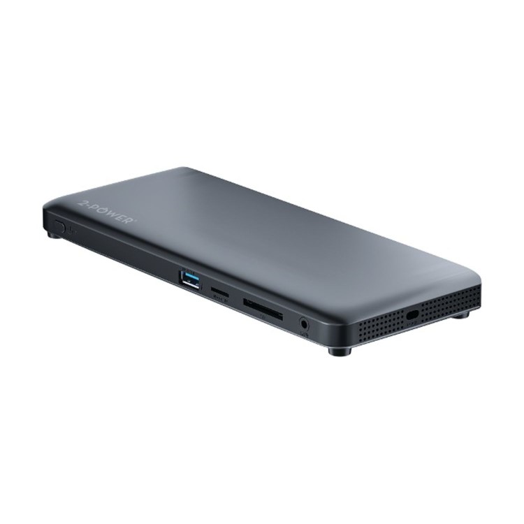 2-Power USB-C Triple Display Docking Station