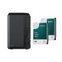 Synology DiskStation DS223 2GB RAM with 12TB Installed Storage 2 Bay SATA Desktop NAS