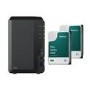 Synology DiskStation DS223 2GB RAM with 16TB Installed Storage 2 Bay SATA Desktop NAS