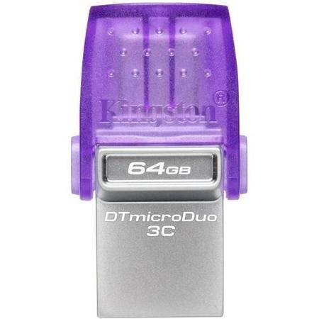 Kingston DataTraveler 64GB Micro USB 3.2 Flash Drive