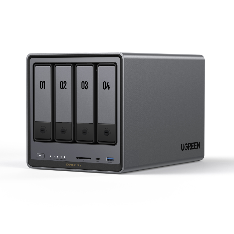 UGREEN NASync DXP4800 Plus 8GB RAM 4 Bay SATA Desktop NAS Expansion Enclosure