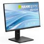 Refurbished HANNspree 23.8" Hybri Paperlike TN Transflective LCD Full HD Eye-Care USB-C Height-Adjustable Monitor