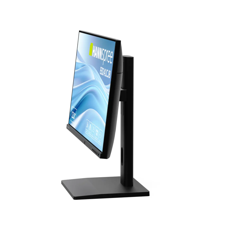 Refurbished HANNspree 23.8" Hybri Paperlike TN Transflective LCD Full HD Eye-Care USB-C Height-Adjustable Monitor