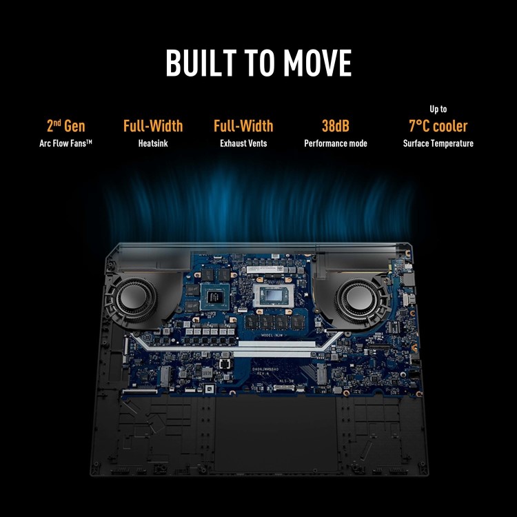 ASUS TUF AMD Ryzen AI 9 32GB RAM 2TB SSD RTX 4070 165Hz 16 Inch Windows 11 Gaming Laptop