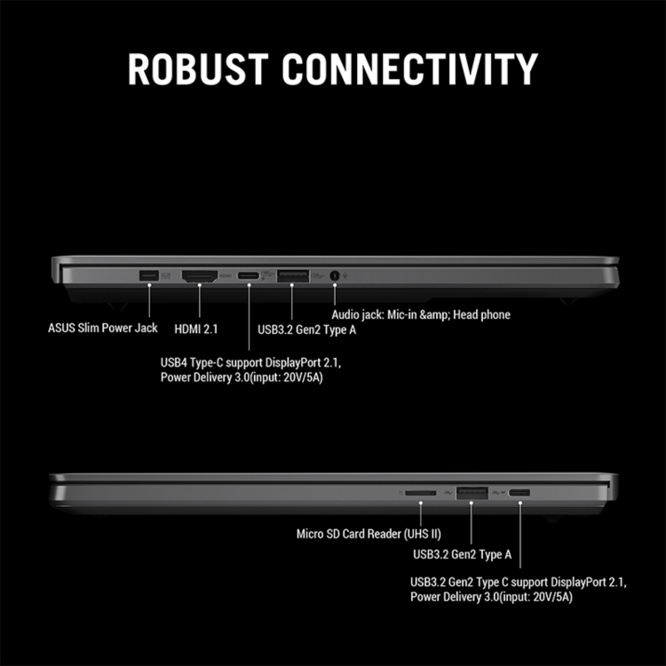 ASUS ROG Zephyrus G14 2025 AMD Ryzen 9 AI 32GB RAM 2TB SSD RTX 5070 TI 14 Inch 120hz 3K Windows 11 Gaming Laptop