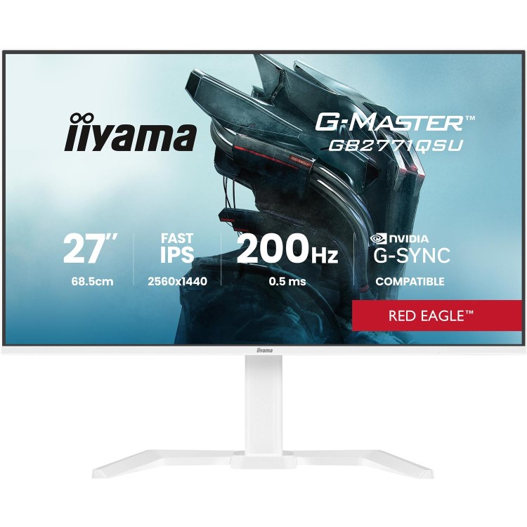 iiyama G-MASTER GB2771QSU-W1 27" IPS WQHD 200Hz 0.5ms Gaming Monitor