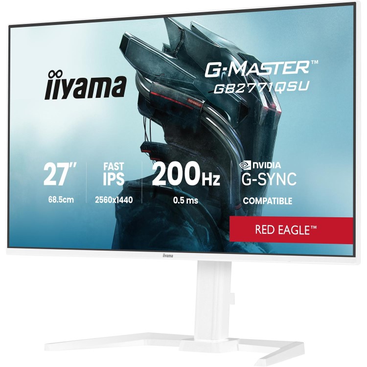 iiyama G-MASTER GB2771QSU-W1 27" IPS WQHD 200Hz 0.5ms Gaming Monitor
