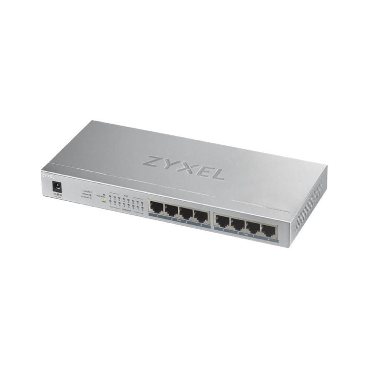 Zyxel GS1008HP 8-Port Desktop Wall-Mountable Switch