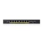 Zyxel GS1100-10HP 8-Port Unmanaged Desktop Gigabit PoE+ Switch