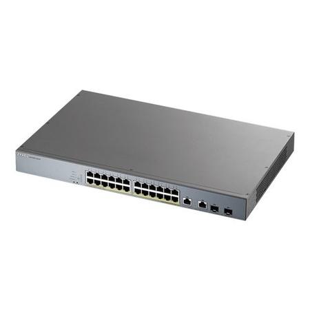 Zyxel GS1350-26HP 24-Port Gigabit Ethernet +2 SFP Port PoE L2 Desktop Managed Switch