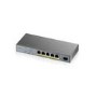 Zyxel GS1350-6HP 5-Port Gigabit Ethernet PoE L2 Desktop Managed Switch