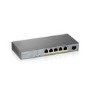 Zyxel GS1350-6HP 5-Port Gigabit Ethernet PoE L2 Desktop Managed Switch