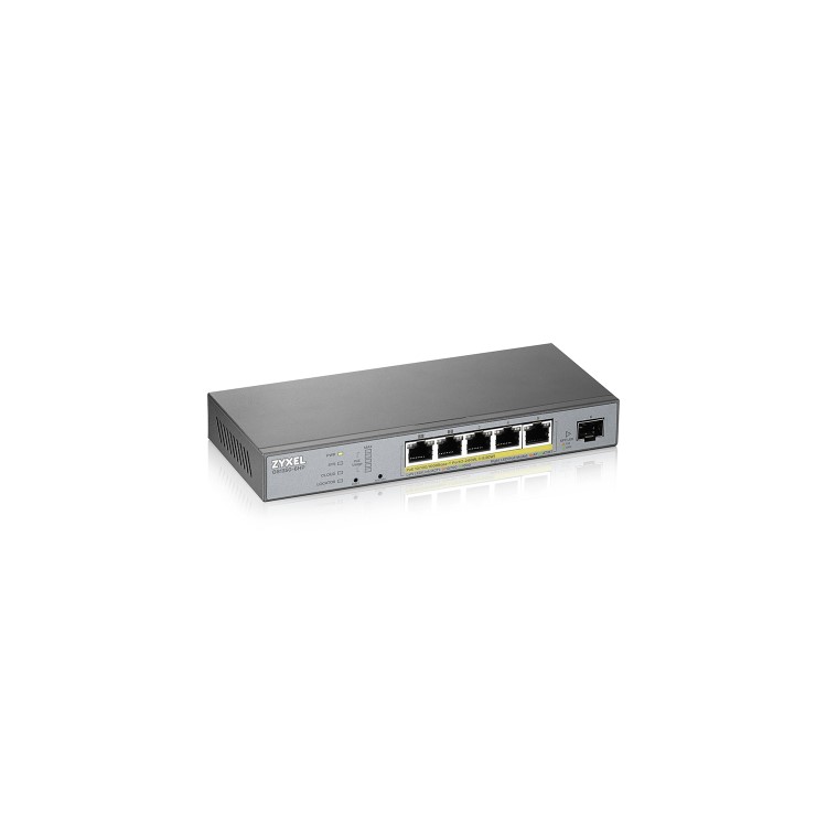 Zyxel GS1350-6HP 5-Port Gigabit Ethernet PoE L2 Desktop Managed Switch