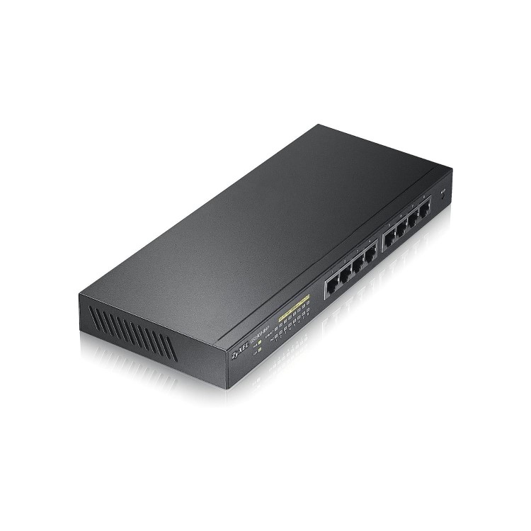Zyxel GS1900-8HP v3 8-Port Gigabit Ethernet PoE L2 Rack-mountable Managed Switch