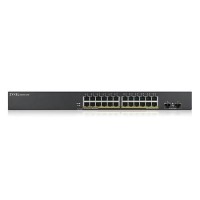 Zyxel GS1900-24HPv2 24-Port Smart Managed Rackmount Gigabit Switch