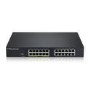 Zyxel GS1915-24EP 24-Port Smart Managed PoE+ Switch Bundle with NWA90AX WiFi 6 Dual-Radio PoE WAP White
