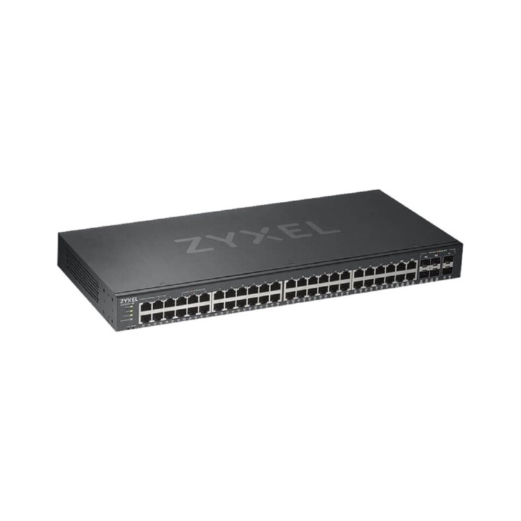 Zyxel GS1920-48v2 48-Port Smart Managed Rack-mountable Gigabit Switch