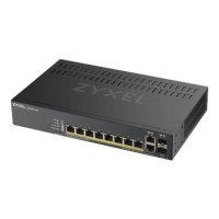 Zyxel GS1920-8HPv2 8-Port Smart Managed Wall-mountable Gigabit Switch