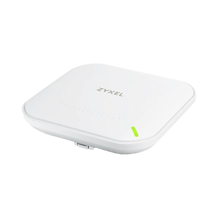 Zyxel GS1920-24HPv2 24-Port Smart Managed PoE+ Switch Bundle with NWA90AX WiFi 6 Dual-Radio PoE WAP White